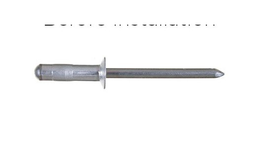 Ornit U-Fix 4.8mm x 12.1mm Aluminum/Stainless Steel Rivet - Image 1