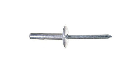 Aluminum Steel X-Large Head Rivet - 4.8mm x 10.3mm - Image 1
