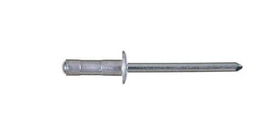Ornit U-Fix Aluminum Steel Dome Head Rivets - 6.4mm x 15.3mm - Image 1