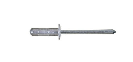 Dome Head Aluminum Steel Rivets 3.2mm x 9.5mm - Image 1