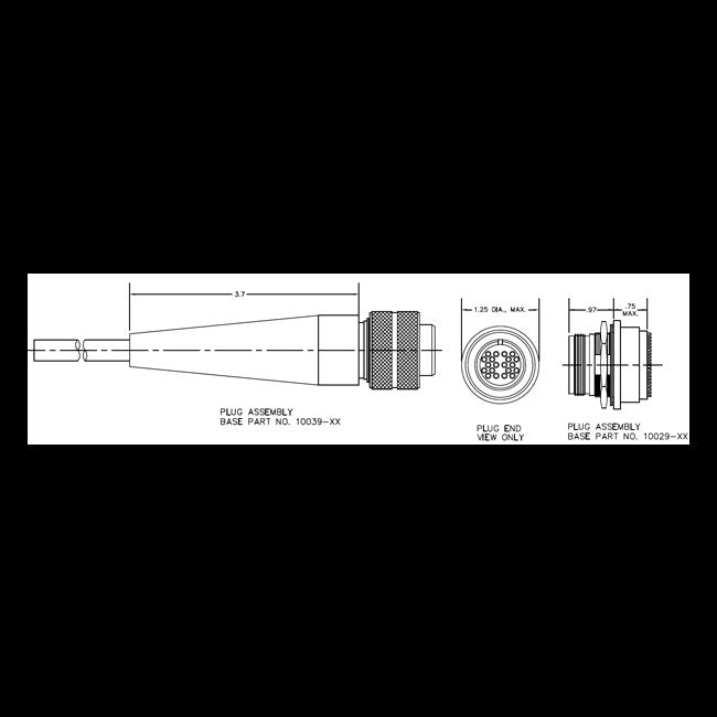 UWC Series 9-Pin Underwater Connector Assembly - Image 2