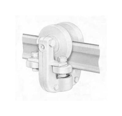 1000 lb Capacity Two Wheel Trolley with Side Rollers - Image 1