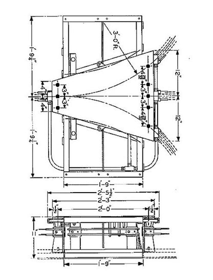 US Monorail Electrified Three Way Glide Switch - Image 2