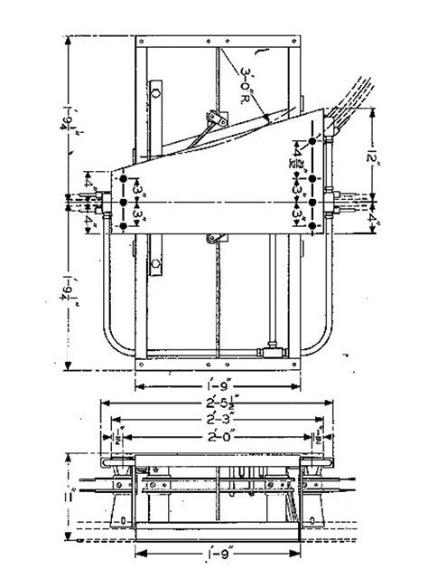 US Monorail Electrified Two Way Glide Switch - Image 2