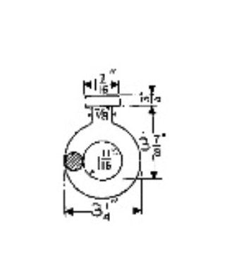 1-1/2 Ton Capacity Monorail Trolley Load Eye - Image 2