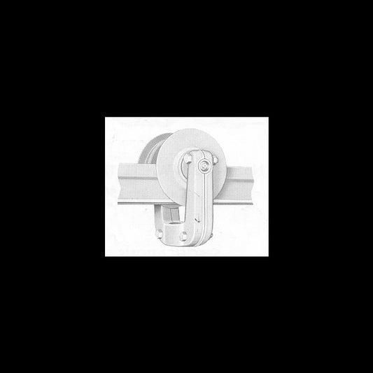 US Monorail 1000 lb Capacity Two Wheel Trolley - Image 1
