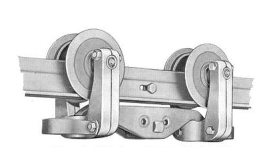 1000 lb Four Wheel Trolley - US Monorail Products - Image 1