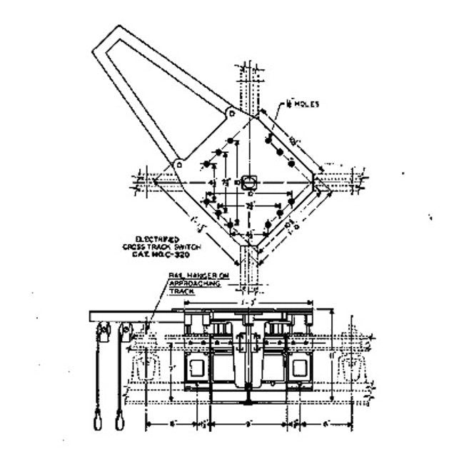 Electrified Cross Track Switch - US Monorail Products - Image 2