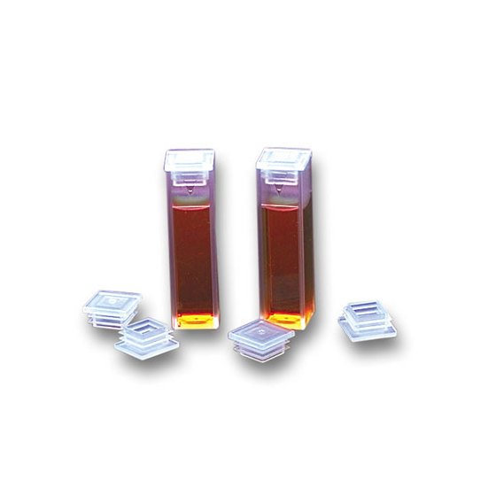 Cuvette Caps for Polystyrene and PMMA Disposable Cuvettes, Pack of 100 - Image 1
