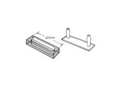 Q-Silica UV-VIS Micro Cell - 0.5mm Lightpath - Image 1