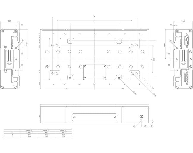 Ultra-Precision Linear Translation Stage - V-551 PIMag® - Image 2