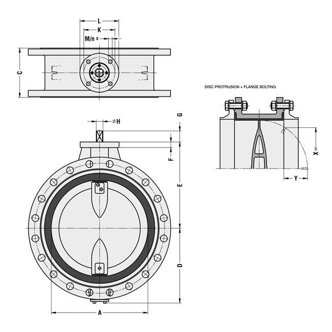 Series EVFS Double Flanged Short Valve - Butterfly Valve - Image 1