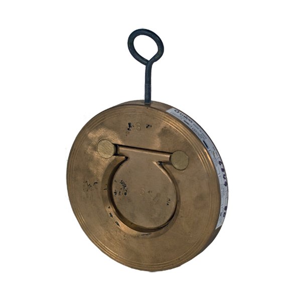 DIN PN16 Bronze Swing Check Valve, Wafer Style Short - Image 1