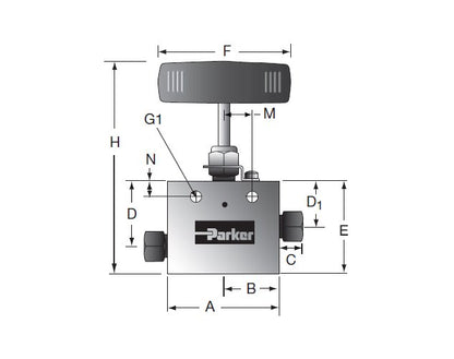MPI™ MAN Series 2-Way Straight Valve - Image 2