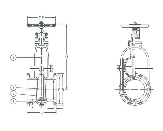 Class 150 Bronze NRS Gate Valve, 1" Bolted Bonnet - Non Rising Stem - Image 2
