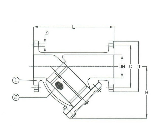 DIN PN 16 Cast Steel Y-Strainer - Image 2