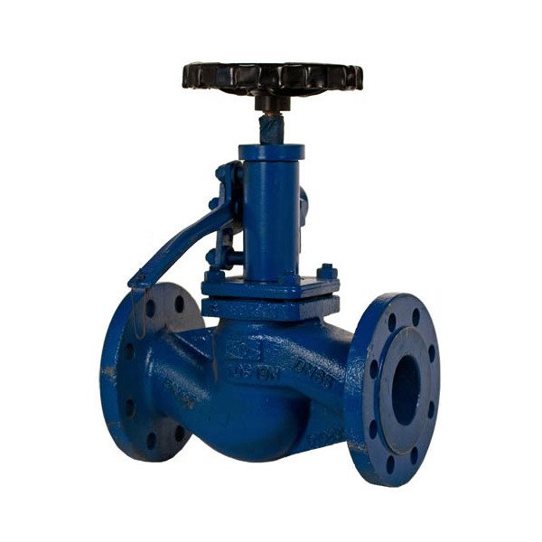 DIN PN 40 Cast Steel Quick Closing Globe Valve - 065 Size - Image 1