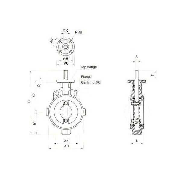 JIS 16K Teflon Lined Valves - Series 58, Size Range 2"-24" - Image 1