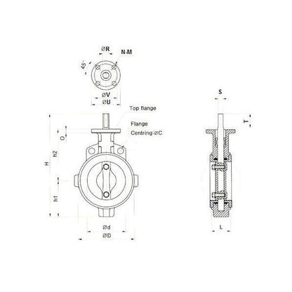 JIS 16K Teflon Lined Valves - Series 58, Size Range 2"-24" - Image 1