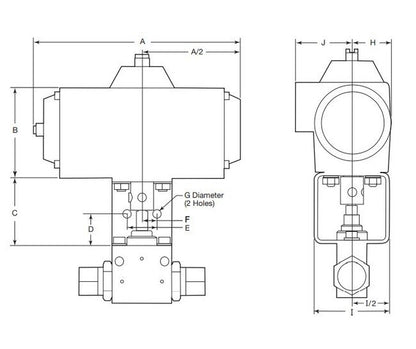 MPI™ MAB Series Pneumatic Actuators - Image 2