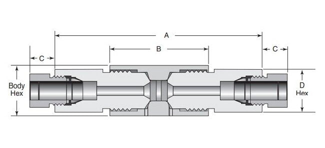 Parker MAF Series Dual Disc Line Filter - 1/2" MPITM, 15000 psi - Image 2