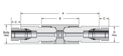 Parker MAF Series Dual Disc Line Filter - 1/2" MPITM, 15000 psi - Image 2