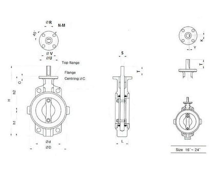 JIS 16K Teflon Lined Butterfly Valves - Series 58 - Image 2