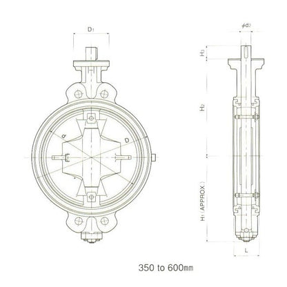 Tomoe Series 705G Semi Lugged Butterfly Valves - Image 2