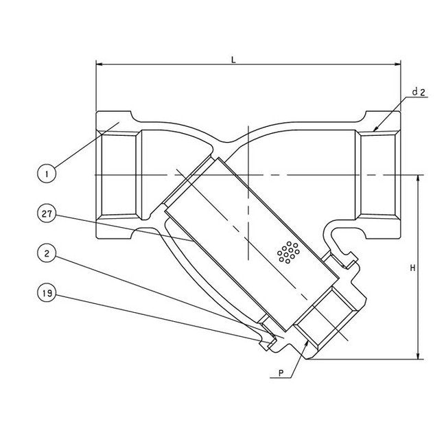 Bronze Class 150 Strainer - Image 1