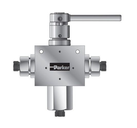 MPI™ MAB Series 3 Way Ball Valves - Industrial Grade Valves for High-Pressure Applications - Image 1