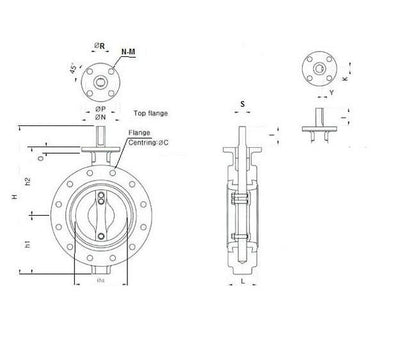 Bronze Double Flanged Valves ANSI Compliant - Image 2
