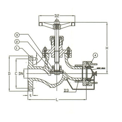 PN 16 Bronze Fire Hose Valves - Storz System Valve - Image 2