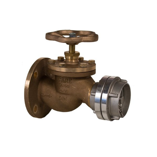 PN 16 Bronze Fire Hose Valves - Storz System Valve - Image 1