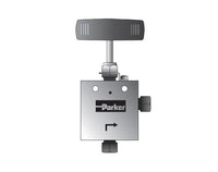 Parker MAN Series 2-Way Angle Valve with MPI™ Connection
