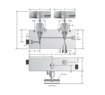 MPI™ MADBN Series Double Block and Bleed Needle Valves - Image 2