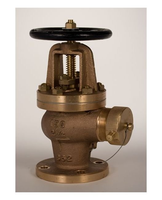 Class 150/300 Bronze Hose Angle Valve - NST Threaded - Image 3