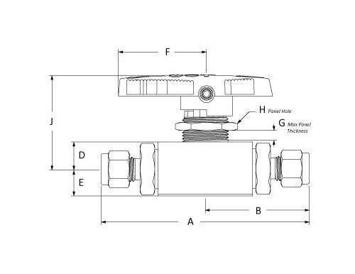 Ductile Iron Lug Type DIN Butterfly Valve DN200 - Image 2