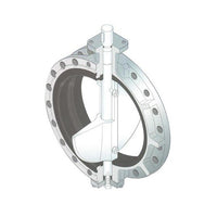 Tomoe Shipside Butterfly Valve - Series 722F Double Flanged Body