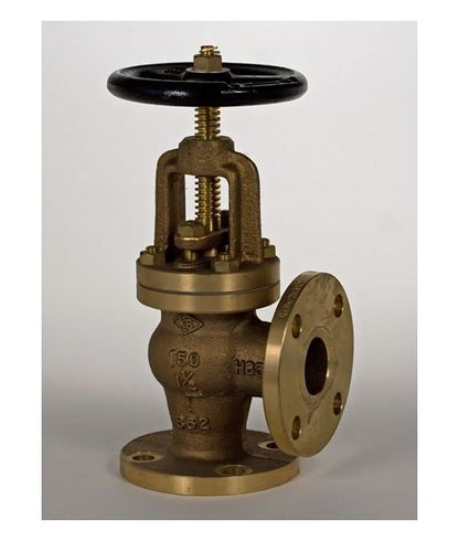 Class 150 Bronze Angle Valve, Bolted Bonnet - OS&Y, SDNR - 3/4" - Image 3