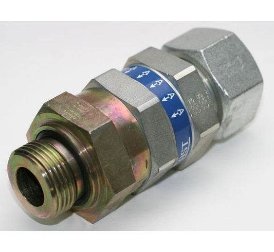 Male Stud Non Return Valve with Elastomer Seal - Hydraulic Check Valve - Image 1
