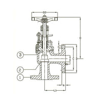 PN 16 Bronze Angle Valve with Bolted Bonnet