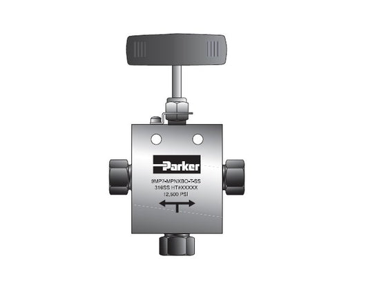Parker MAN Series Needle Valve with MPI™ Connection - Image 1