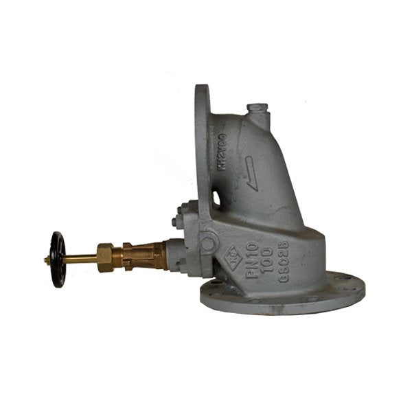 DIN PN10 Cast Steel Storm Angle Pattern Valve - GSC-25N2 - Image 1