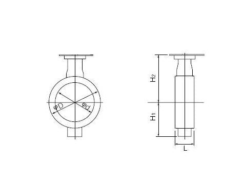 Tomoe 773Z Anti-Condensation Aluminum Diecast Butterfly Valve - Image 2