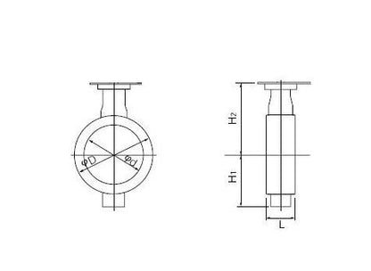 Tomoe 773Z Anti-Condensation Aluminum Diecast Butterfly Valve - Image 2