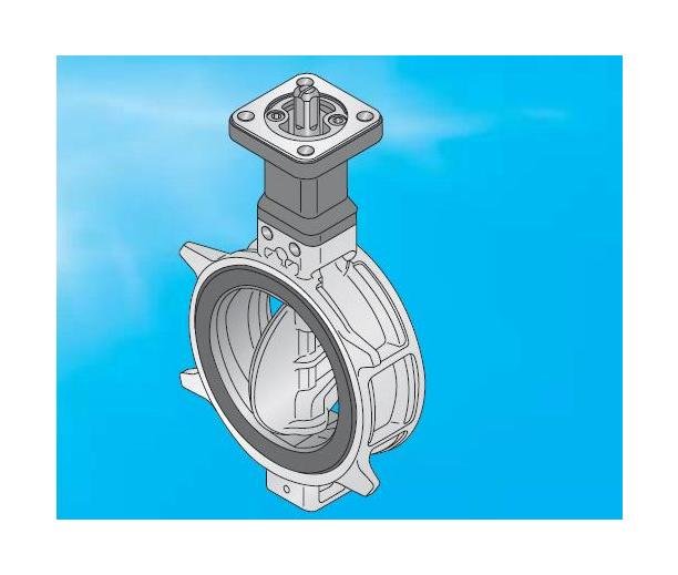 Tomoe 773Z Anti-Condensation Aluminum Diecast Butterfly Valve - Image 3