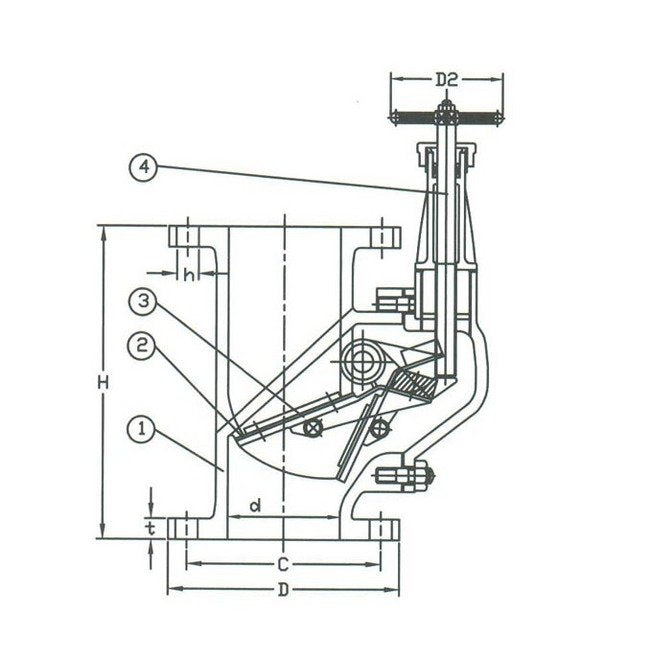 150# Vertical Storm Valve - Cast Steel A3059 - Image 2