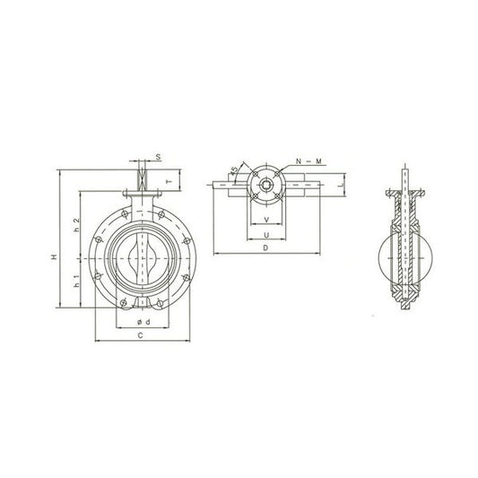 DIN PN6 Series 56 Mono Flanged Valves - Institutional Grade - Image 1