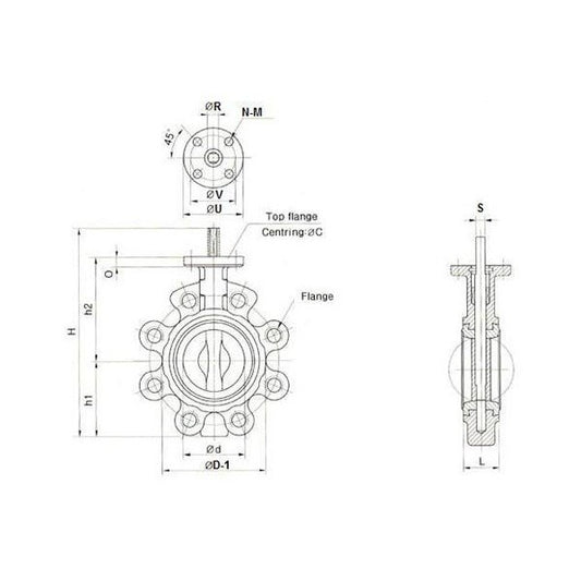 Series 52 ANSI Full Lug Butterfly Valves - Image 1
