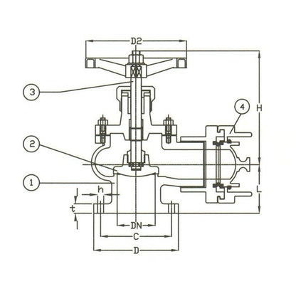 PN 16 Bronze Fire Hose Valve - Storz System, Angle Pattern - Image 2